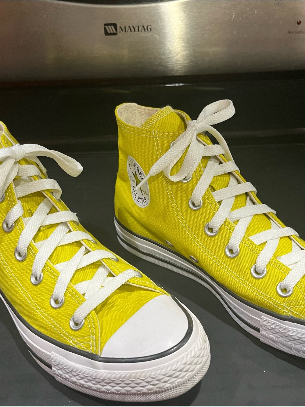 Converse Yellow Kids' Chuck Taylor High Top Sneakers